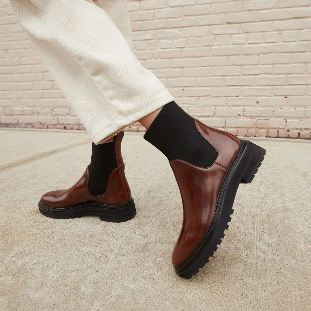 Anthropologie x Loeffler Randall Bridget Lug Boots